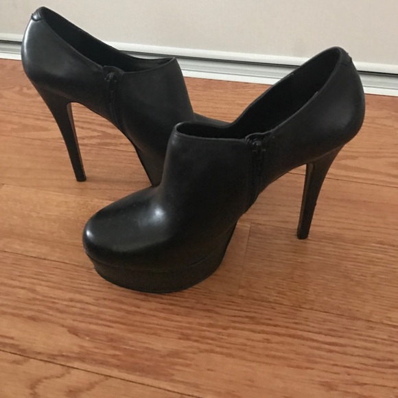 Aldo Hoots Booties Black Leather - Picture 6 of 8